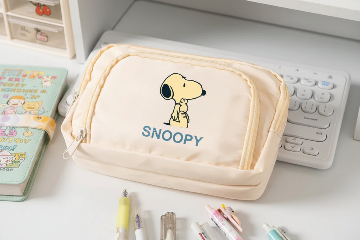 Snoopy 3 Layer Pencil Case