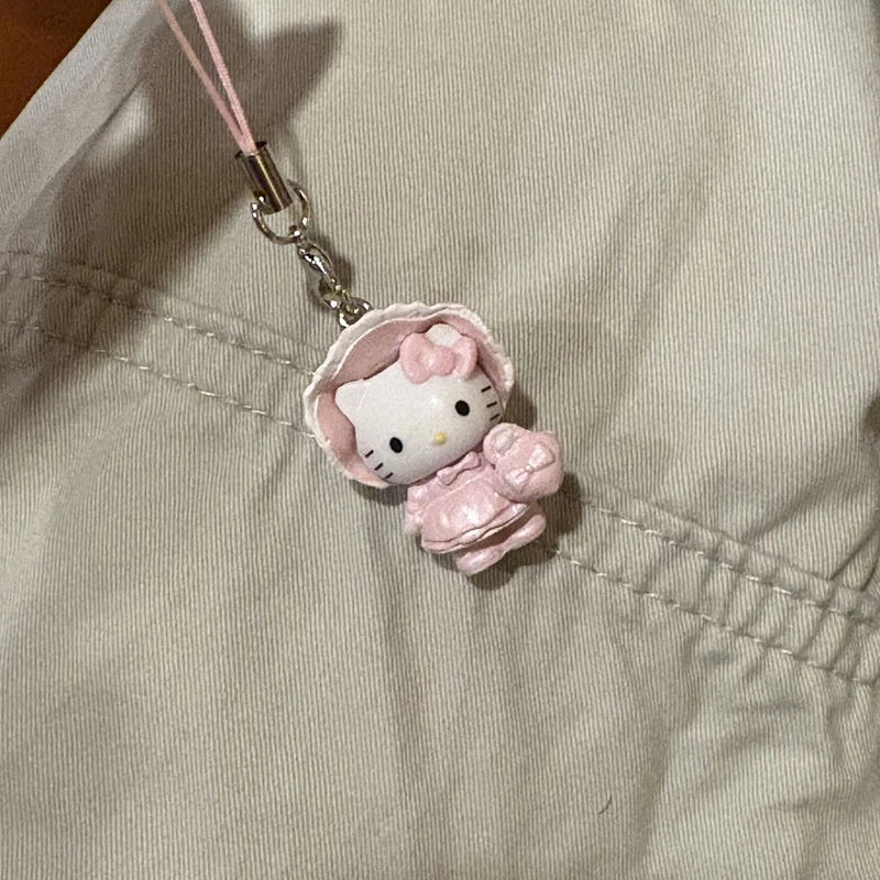 Hello Kitty Pearl Keychain