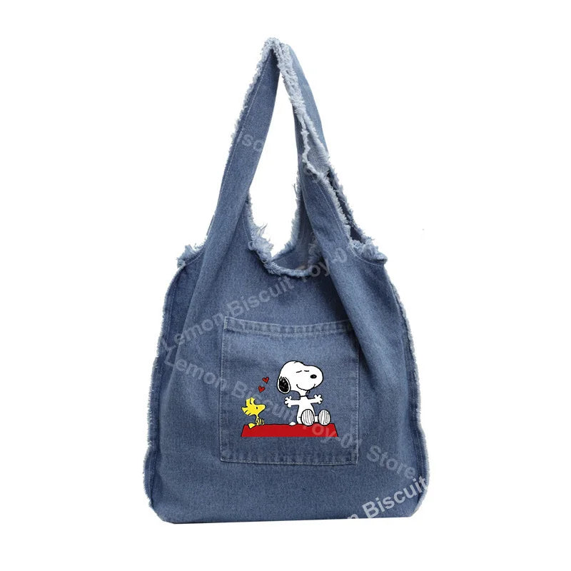 Snoopy Vibin Denim Bag