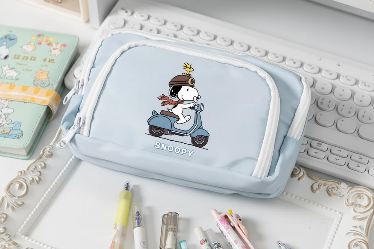Snoopy 3 Layer Pencil Case