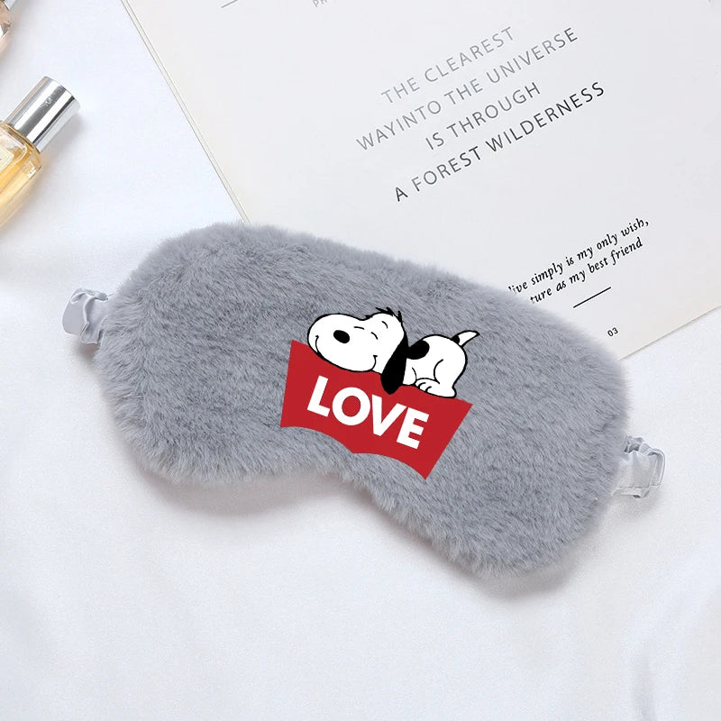 Snoopy Plushy Eye Mask