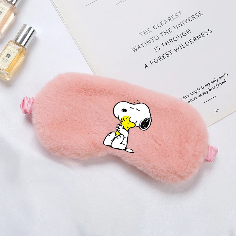Snoopy Plushy Eye Mask