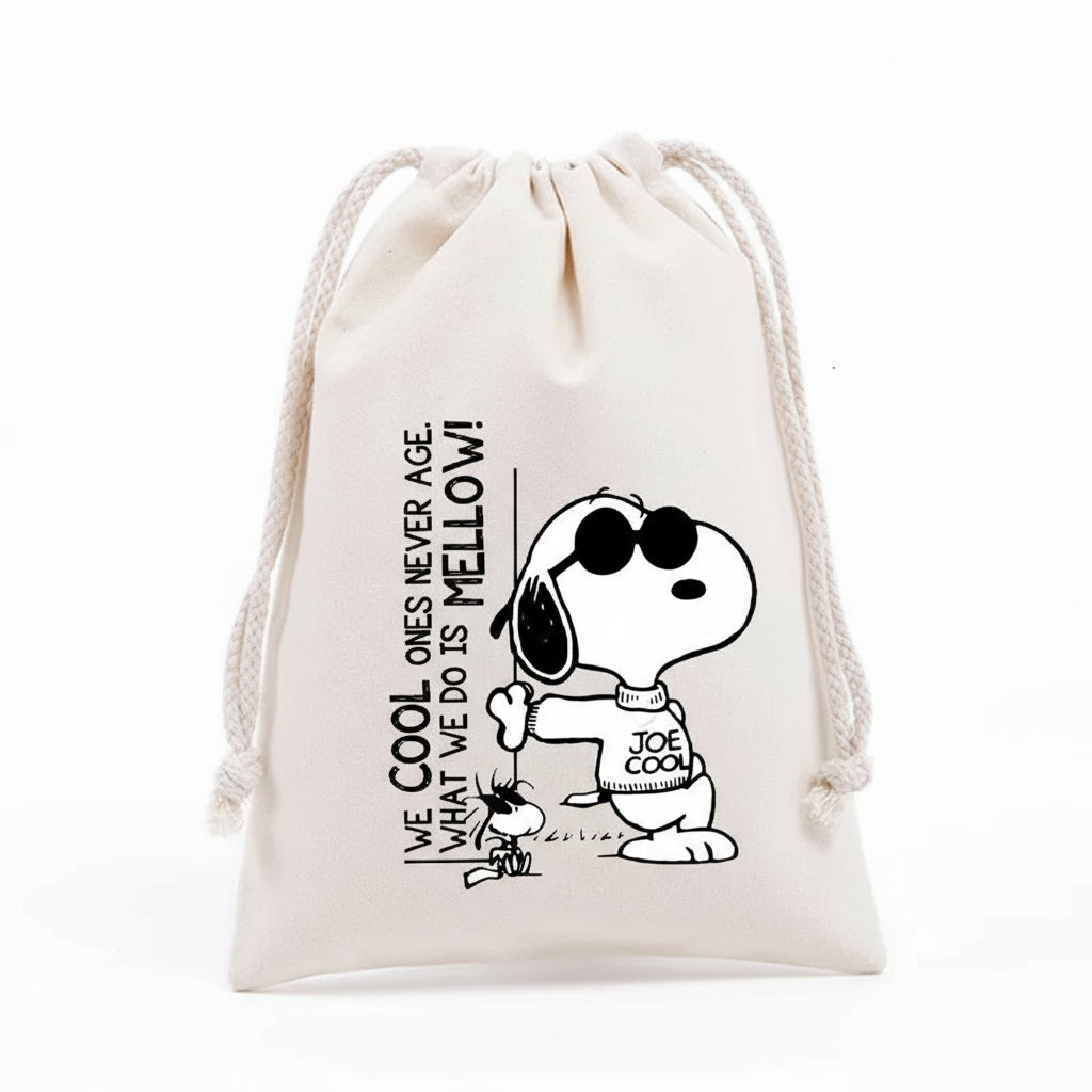 Snoopy Adventure Drawstring Bag