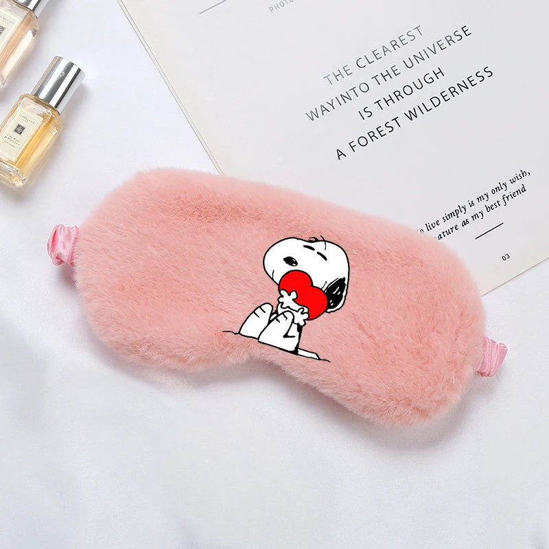Snoopy Plushy Eye Mask