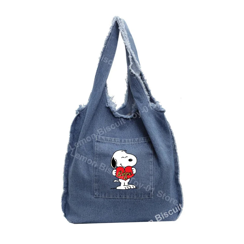 Snoopy Vibin Denim Bag