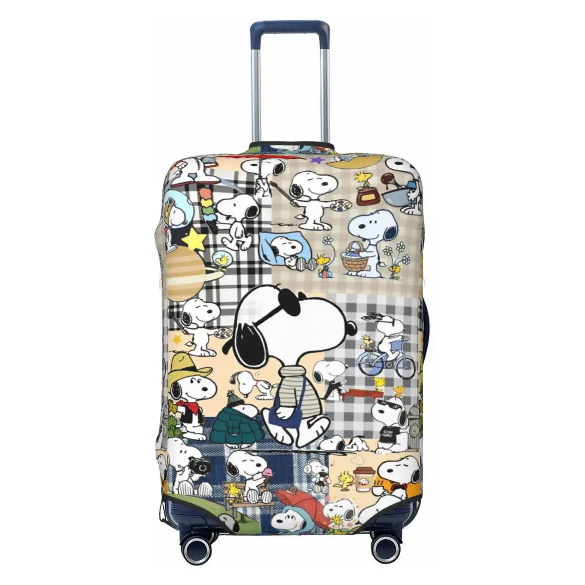 Snoopy Exploring Luggage Cover