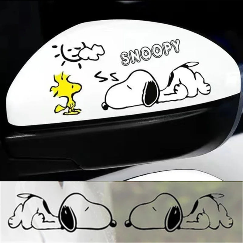 Snoopy Sleepy Car Sticker