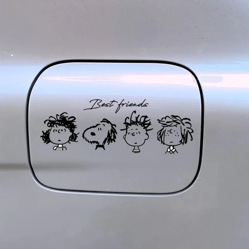 Snoopy Best Friends Car Sticker