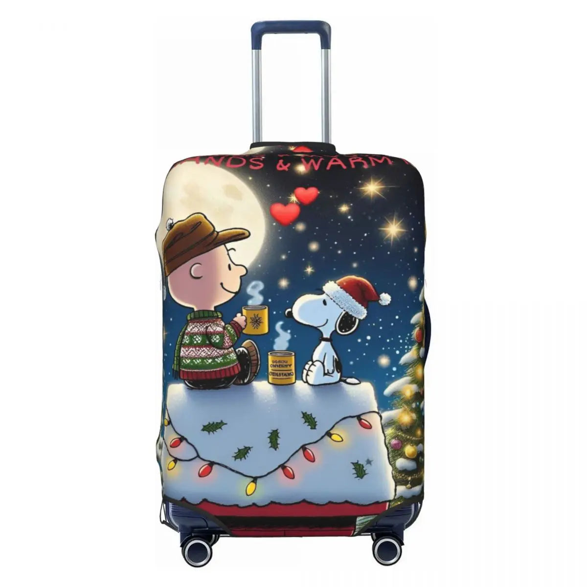 Snoopy Exploring Luggage Cover
