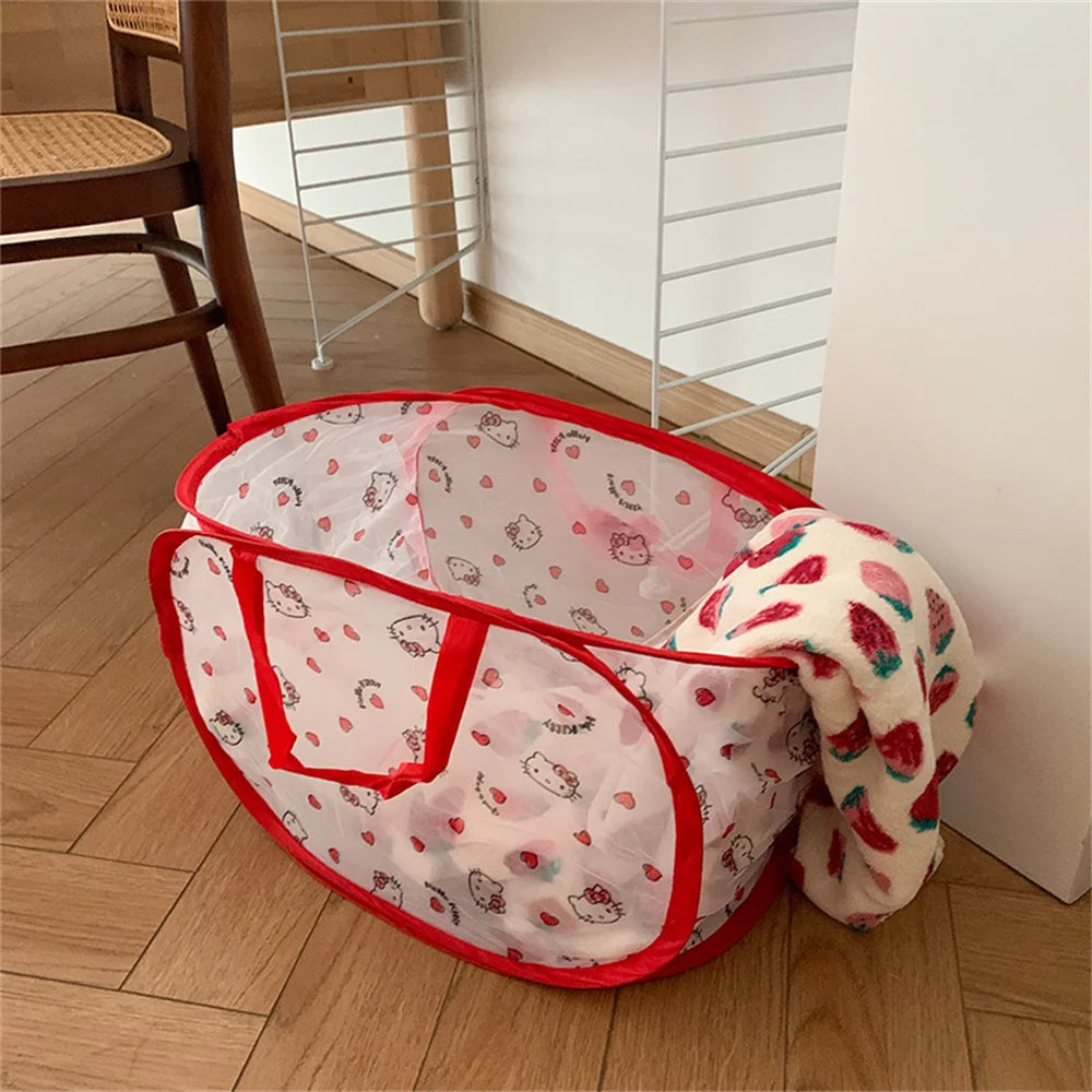 Hello Kitty Adore Foldable Laundry Basket
