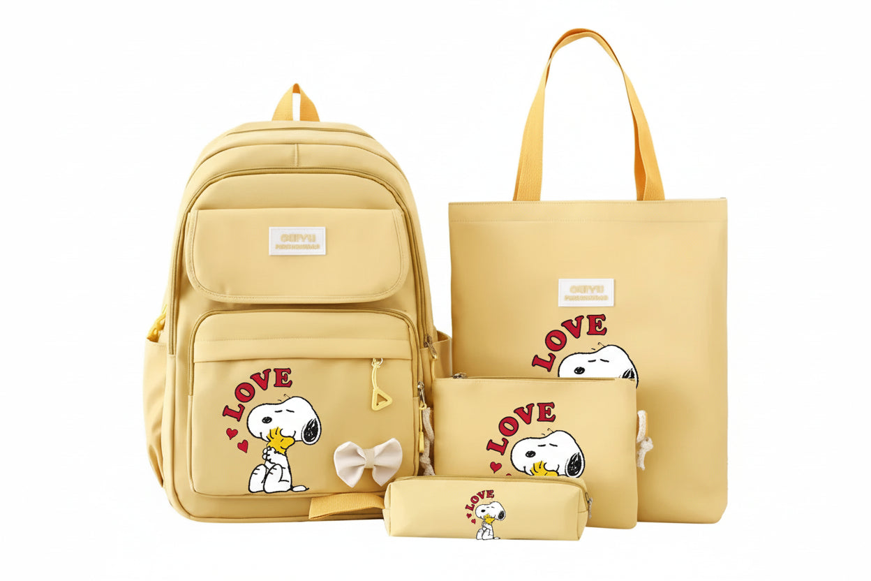 Snoopy Essential 4pcs Backpack