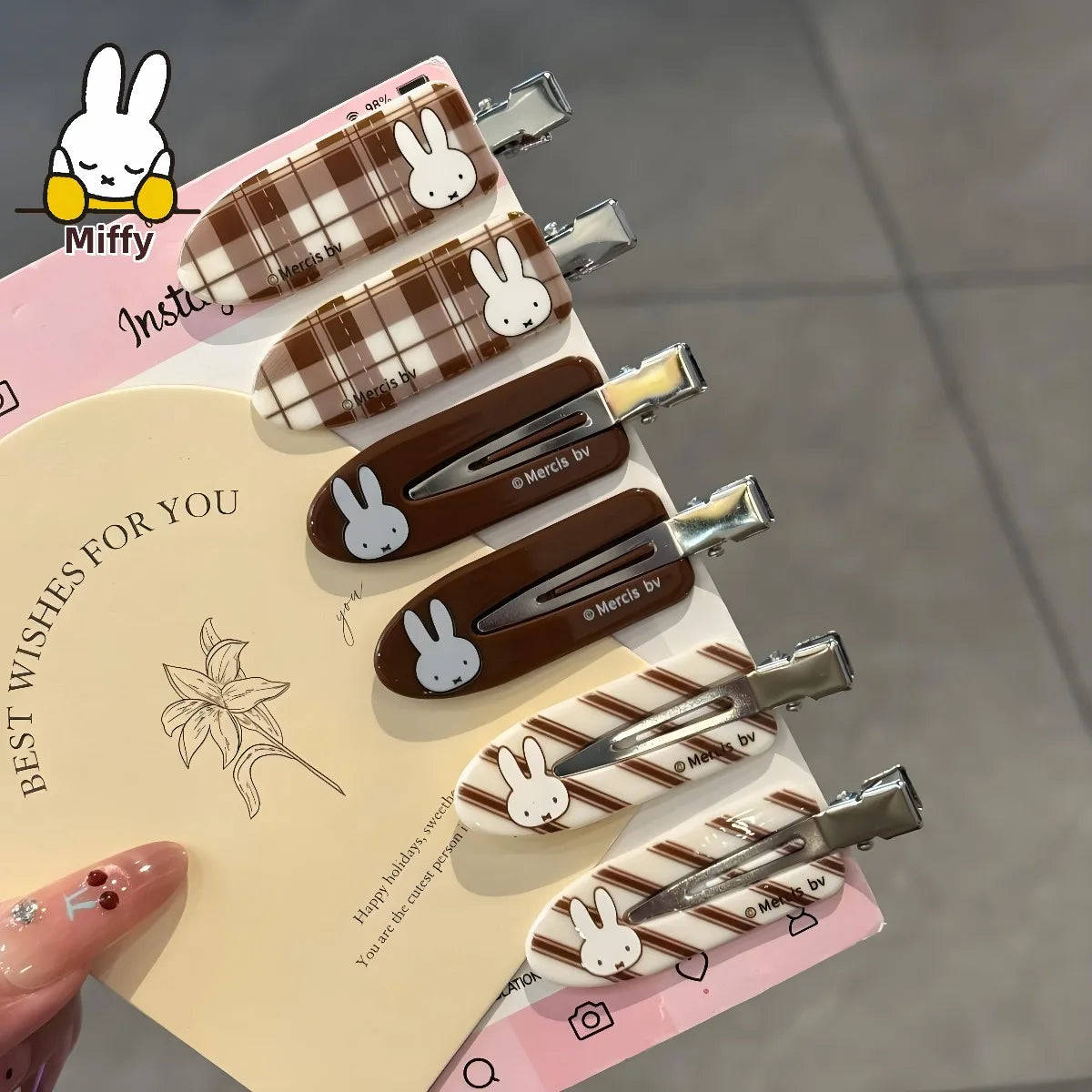 Miffy Kawaii Hair Clip