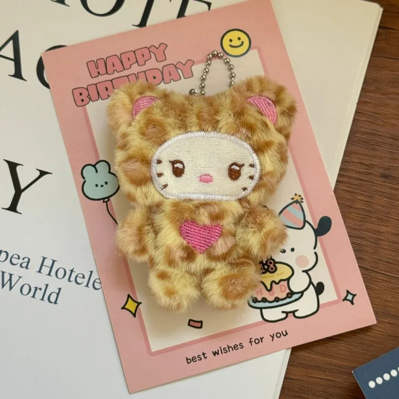 Hello Kitty Leopard Keychain