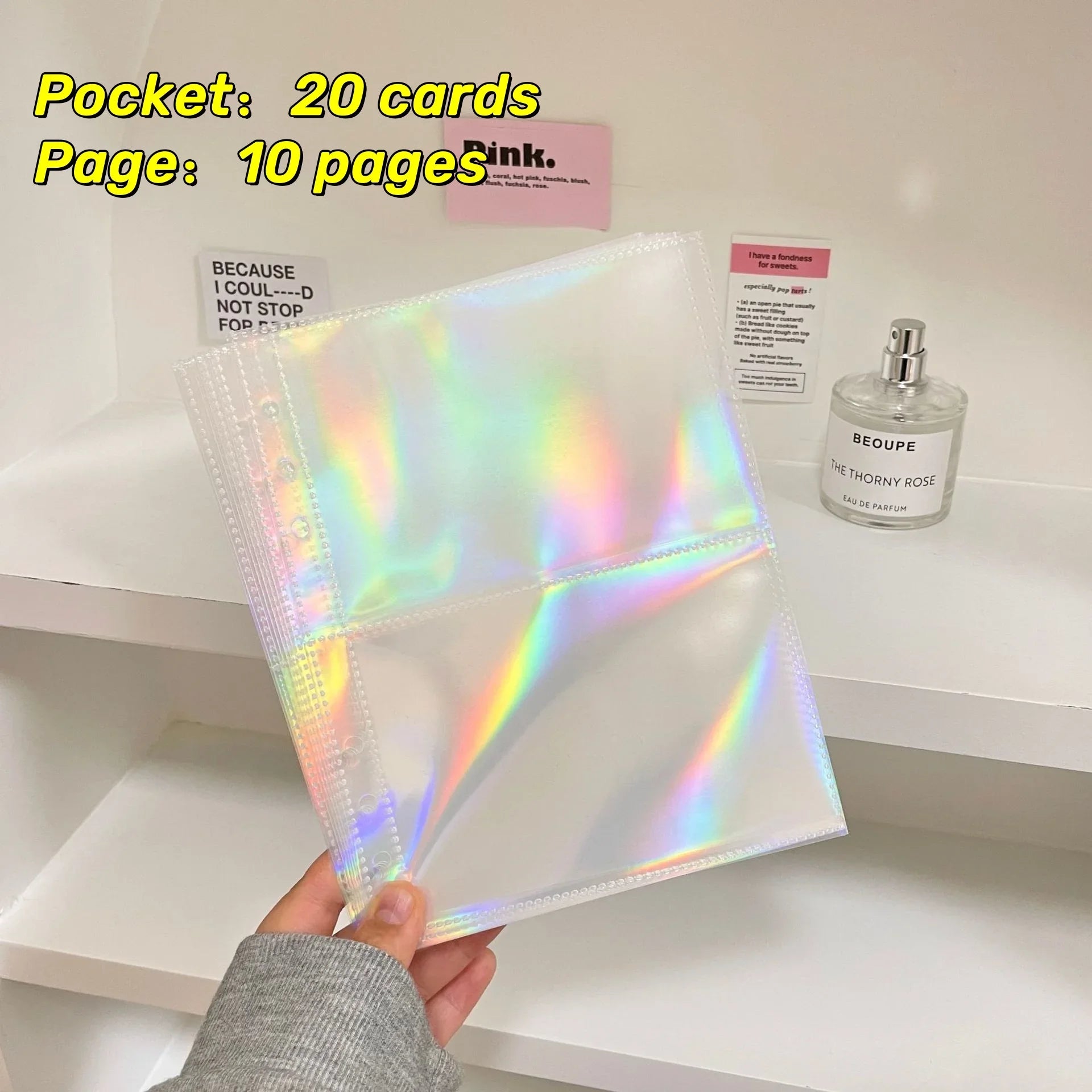 Kawaii Glittery Photo Sleeves