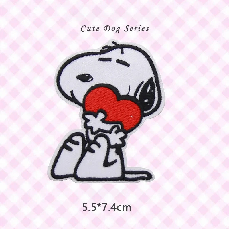 Snoopy Mood Embroidered Patch
