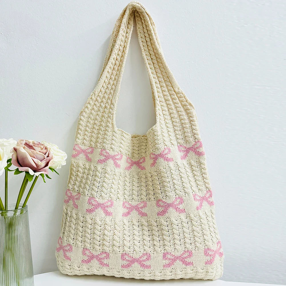 Bow Crochet Bag