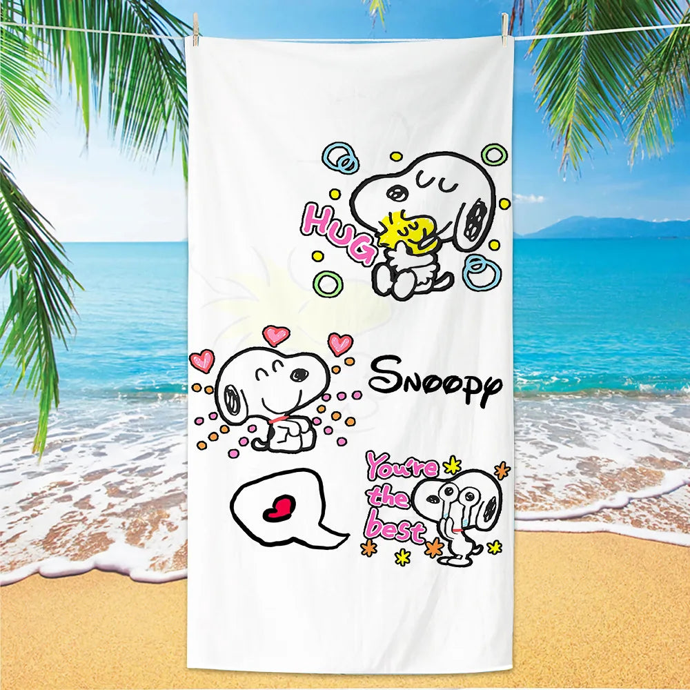Snoopy Exploring Towel