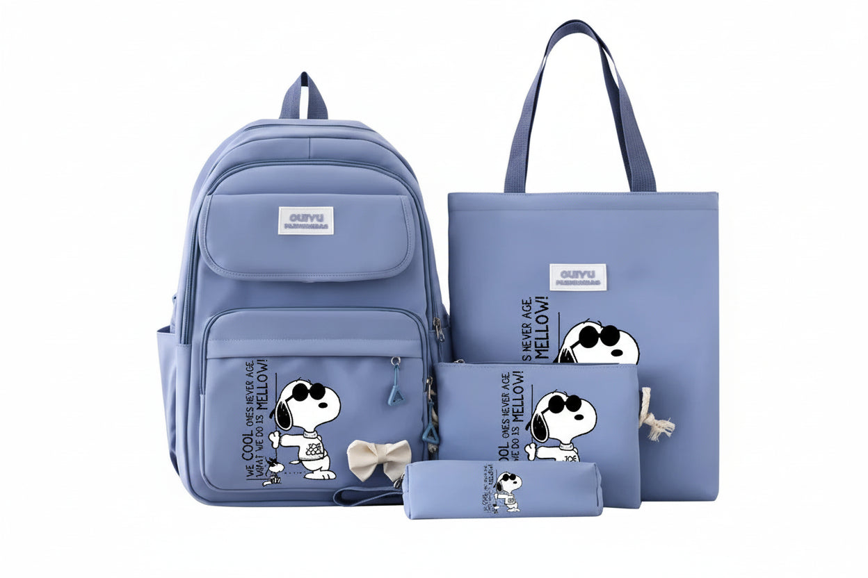 Snoopy Essential 4pcs Backpack