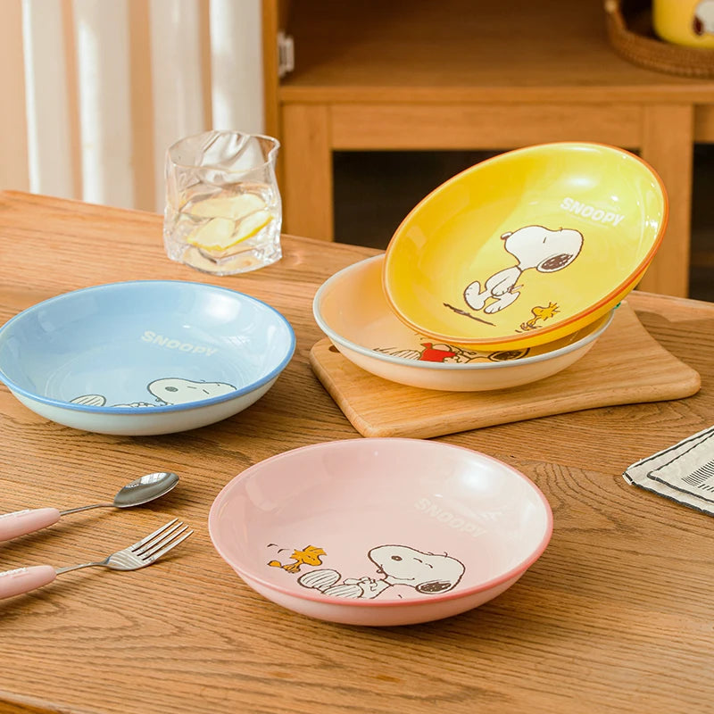 Snoopy Satisfied Plate