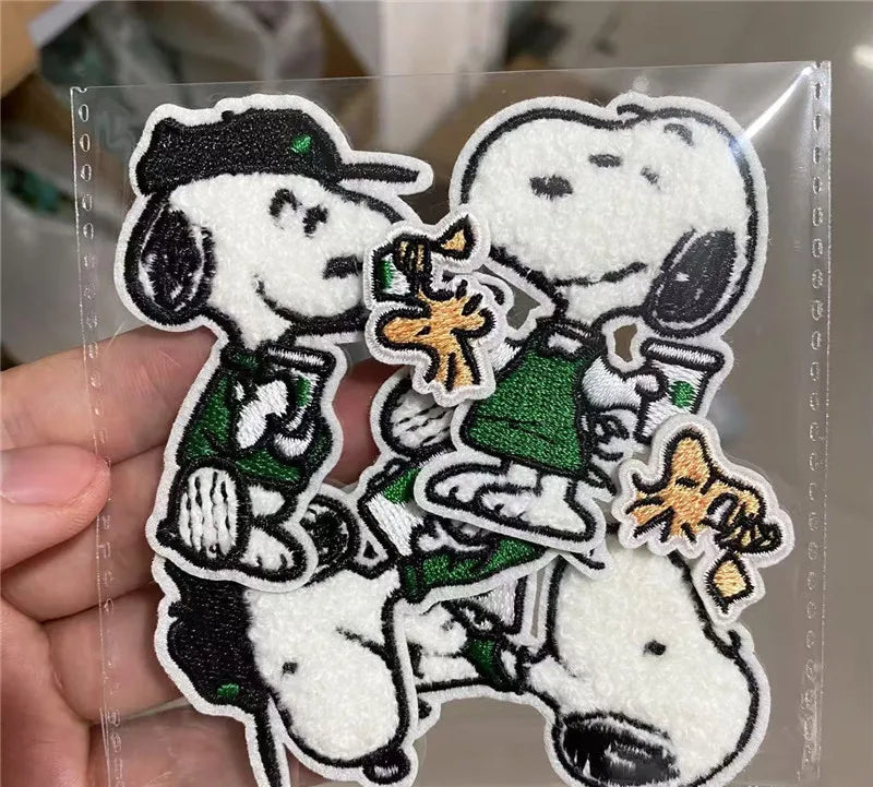 Snoopy Embroidered Patch 4pcs