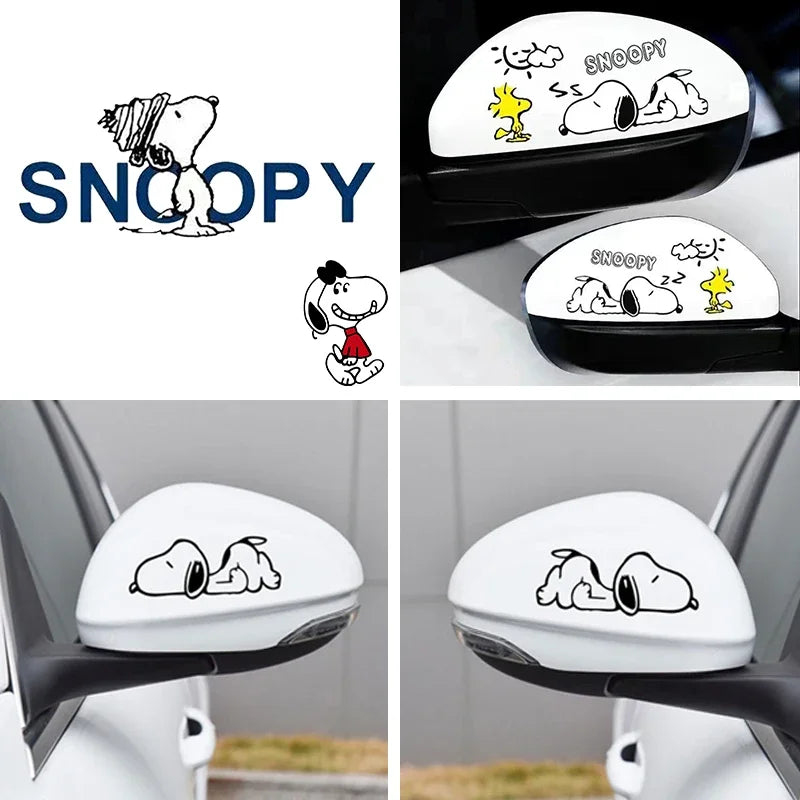 Snoopy Sleepy Car Sticker