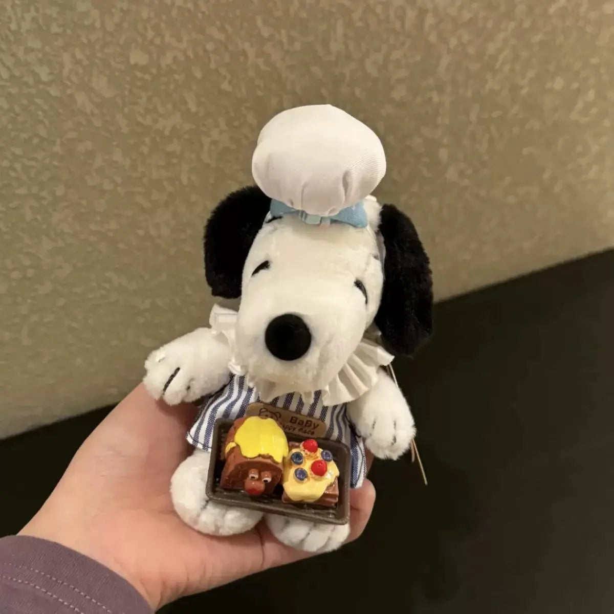 Snoopy Artist Plush Keychain