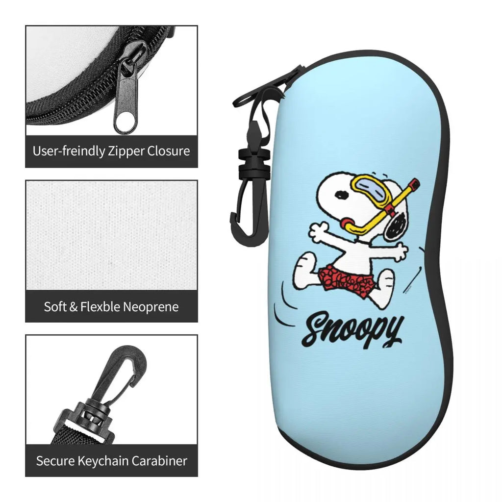 Snoopy Playful Glasses Case