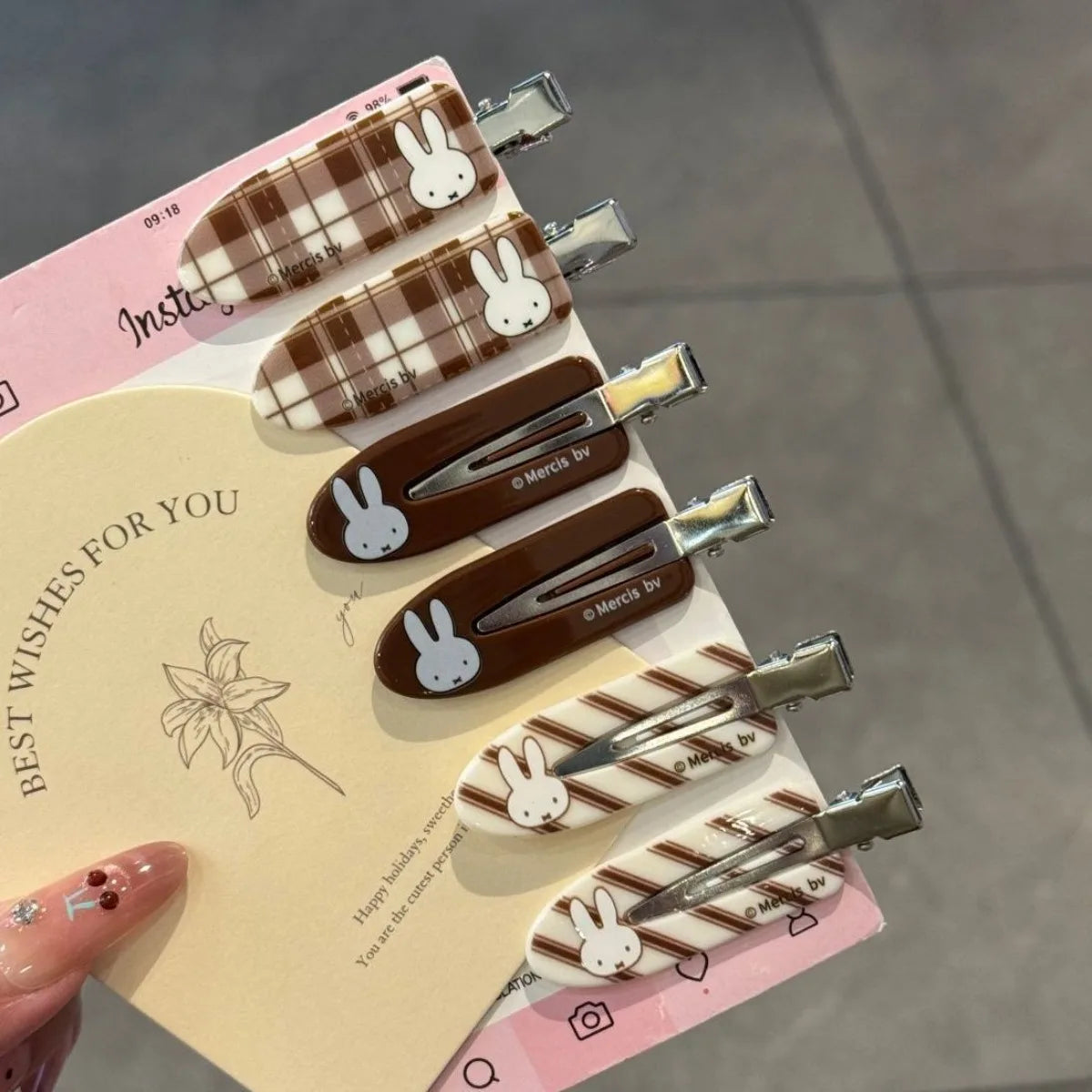 Miffy Kawaii Hair Clip