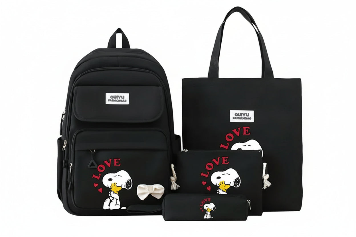 Snoopy Essential 4pcs Backpack