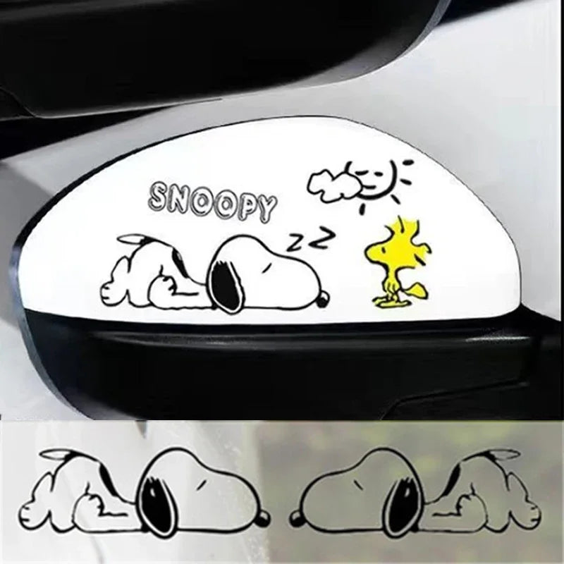Snoopy Sleepy Car Sticker
