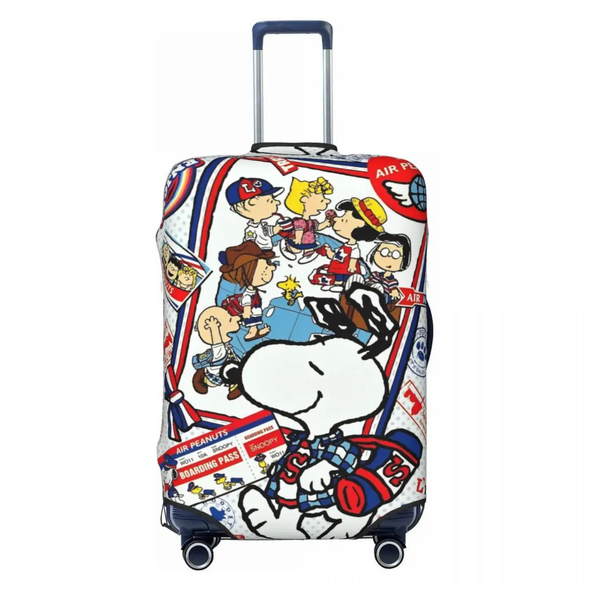 Snoopy Exploring Luggage Cover