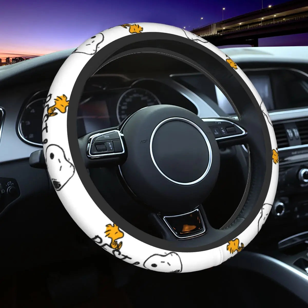 Snoopy Classic Steering Wheel Cover