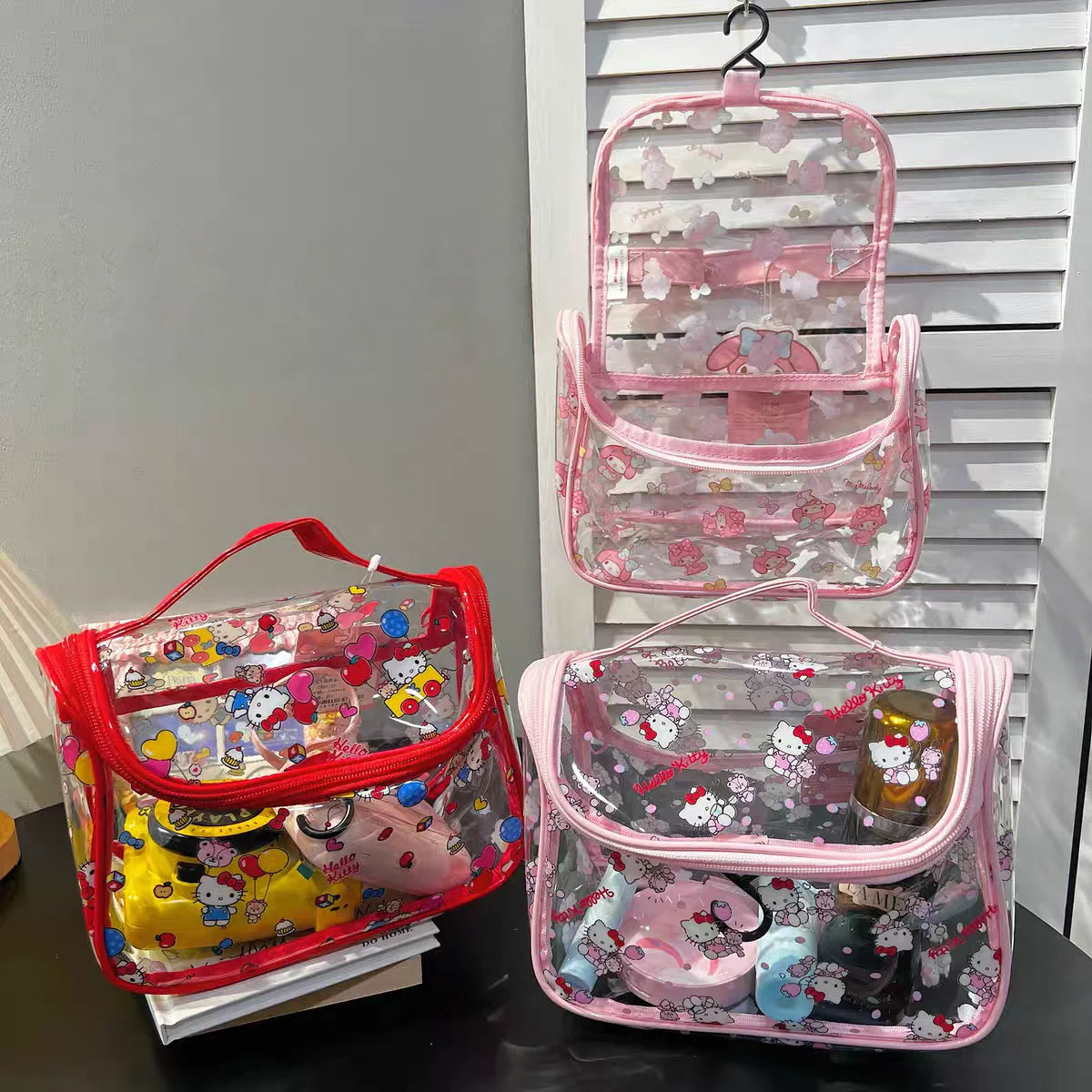 Hello Kitty Transparent Storage Bag
