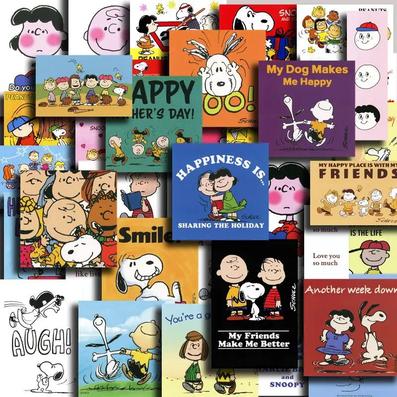 Snoopy Friends 44pcs Stickers Set
