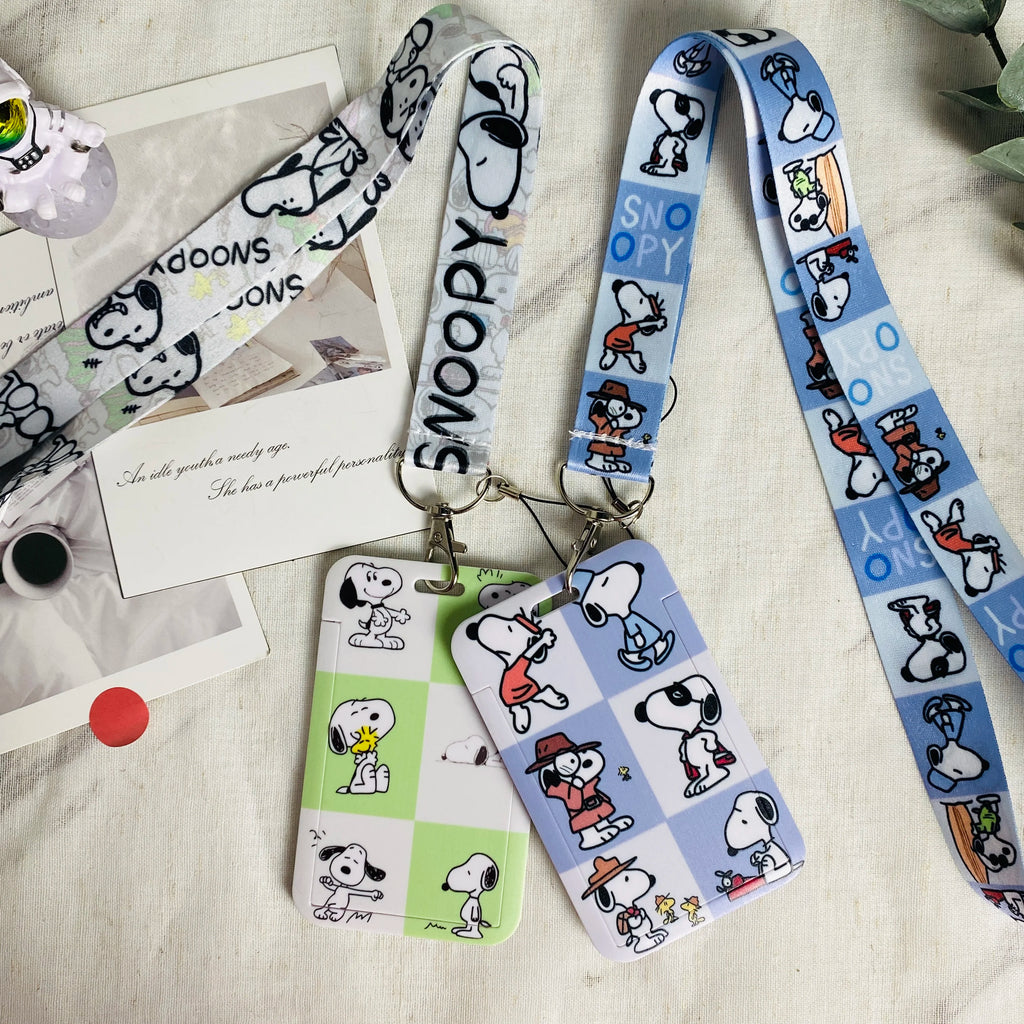 Snoopy Moody Lanyard Cardholder