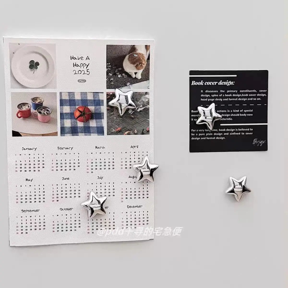 Kawaii Star & Hearts Magnet