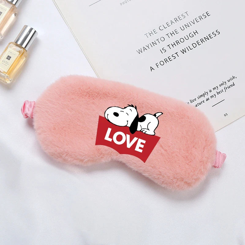 Snoopy Plushy Eye Mask