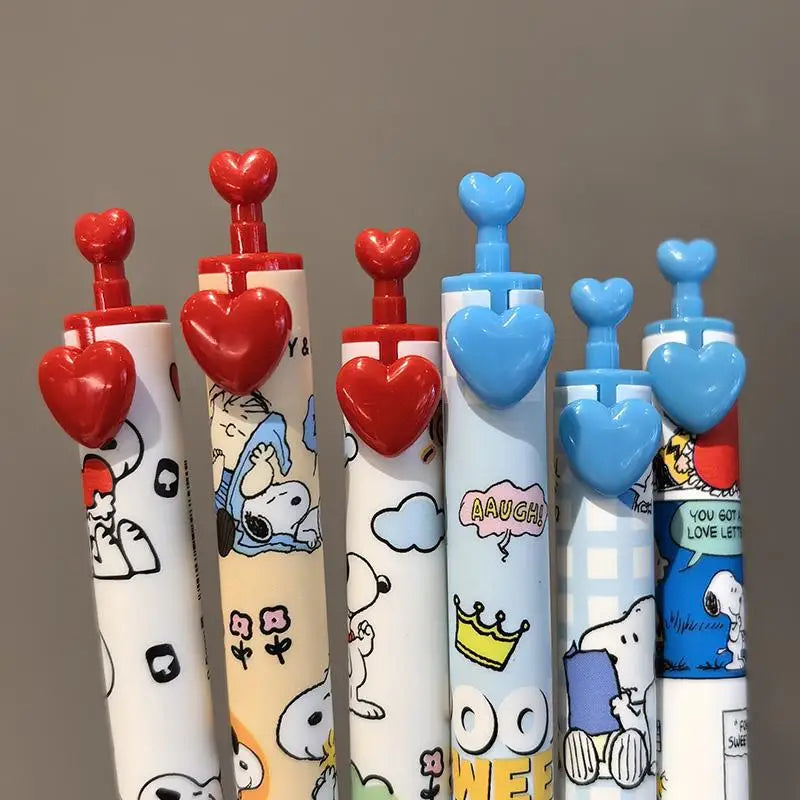 Snoopy Heart Pens (6pcs)