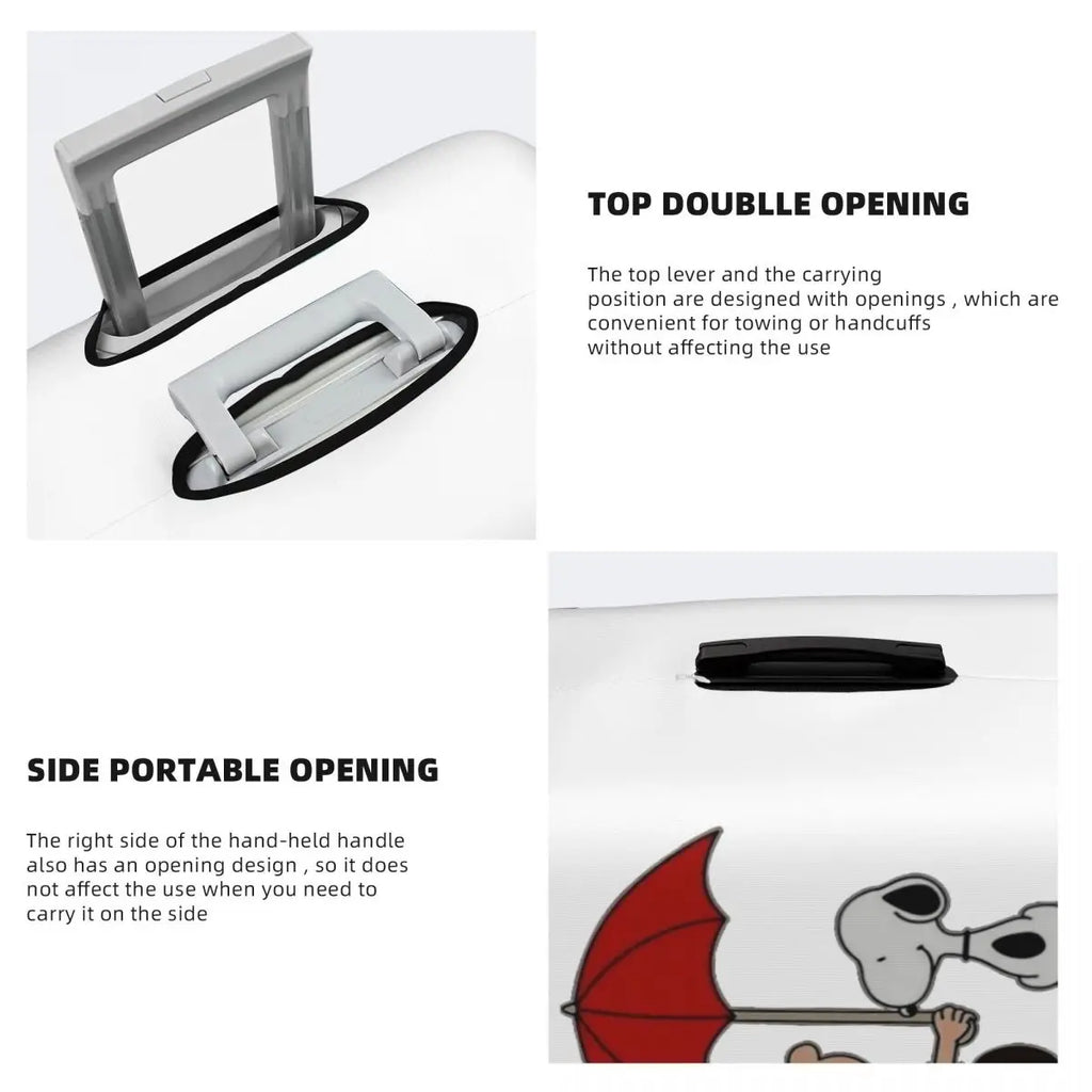 Snoopy Adventure Luggage Cover