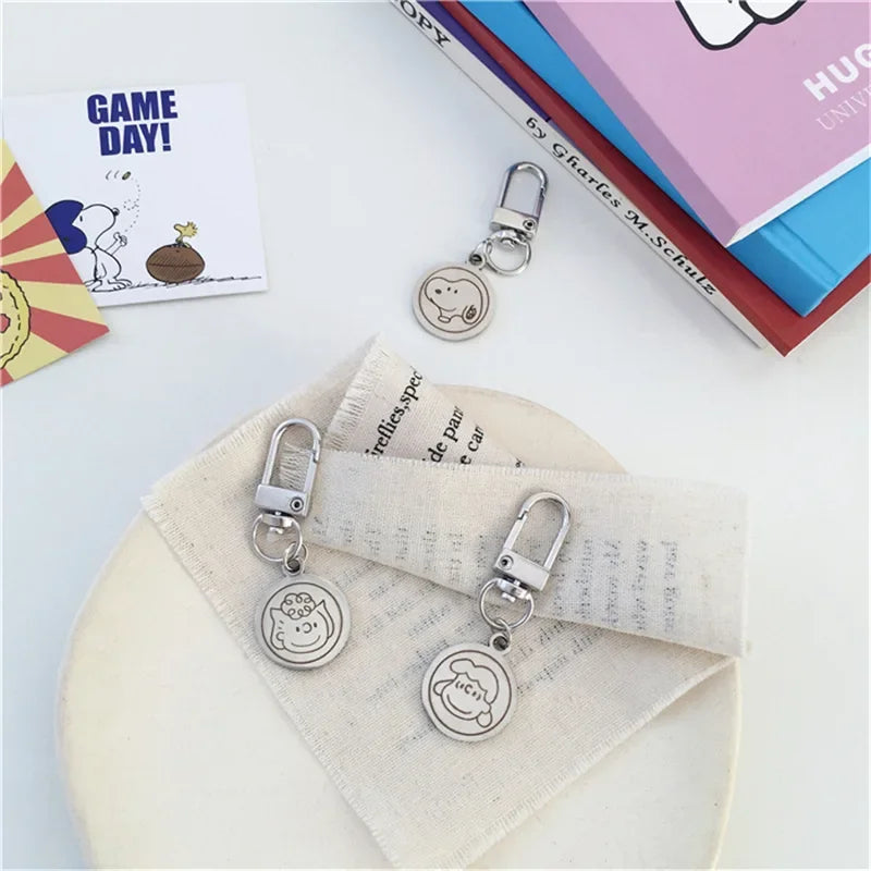 Snoopy Metal Keychain