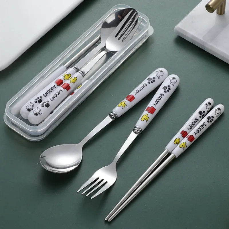 Snoopy 4pcs Utensils Set