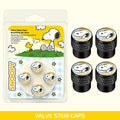 Snoopy Valve Stem Caps 4pcs