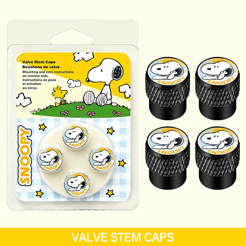 Snoopy Valve Stem Caps 4pcs