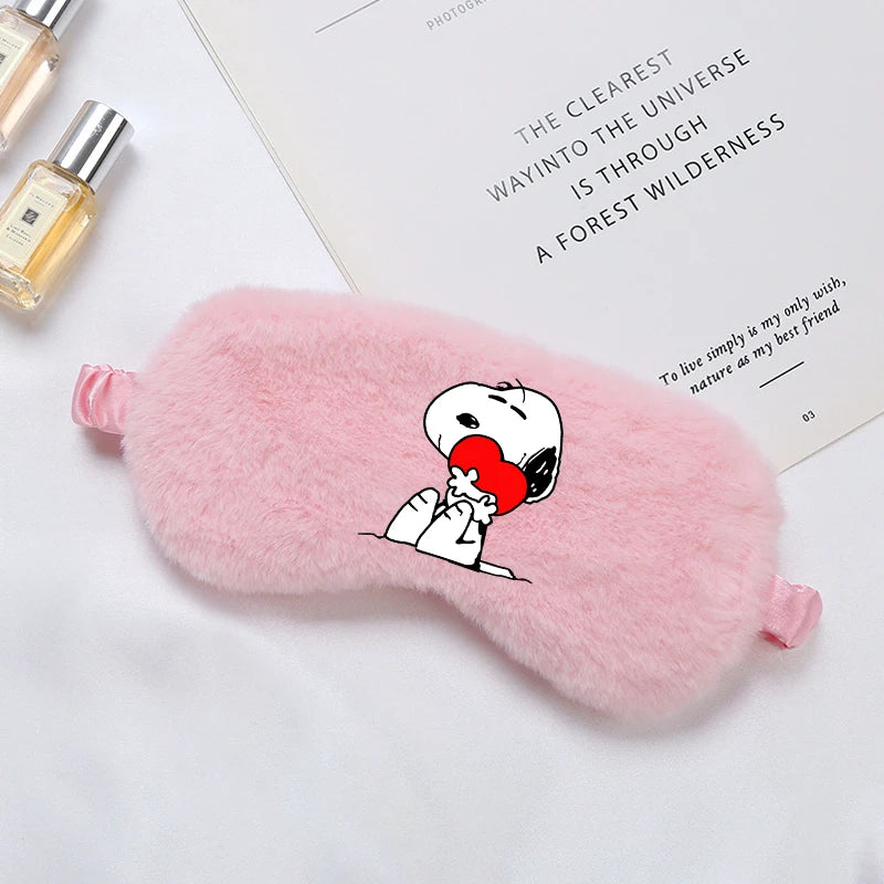 Snoopy Plushy Eye Mask