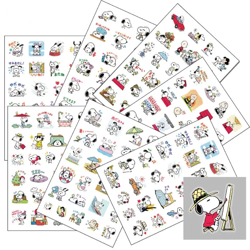 Snoopy Stickers 8pcs