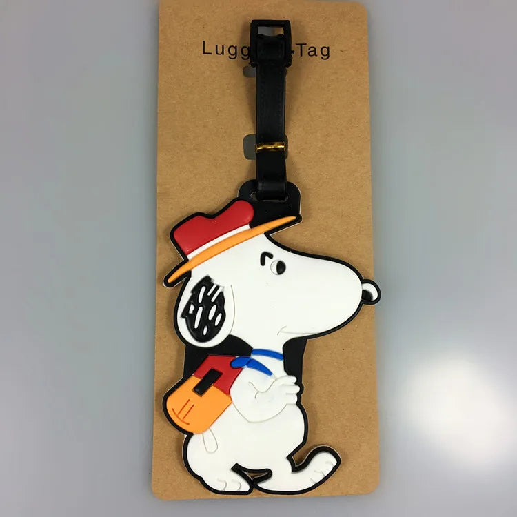 Snoopy Playful Luggage Tag