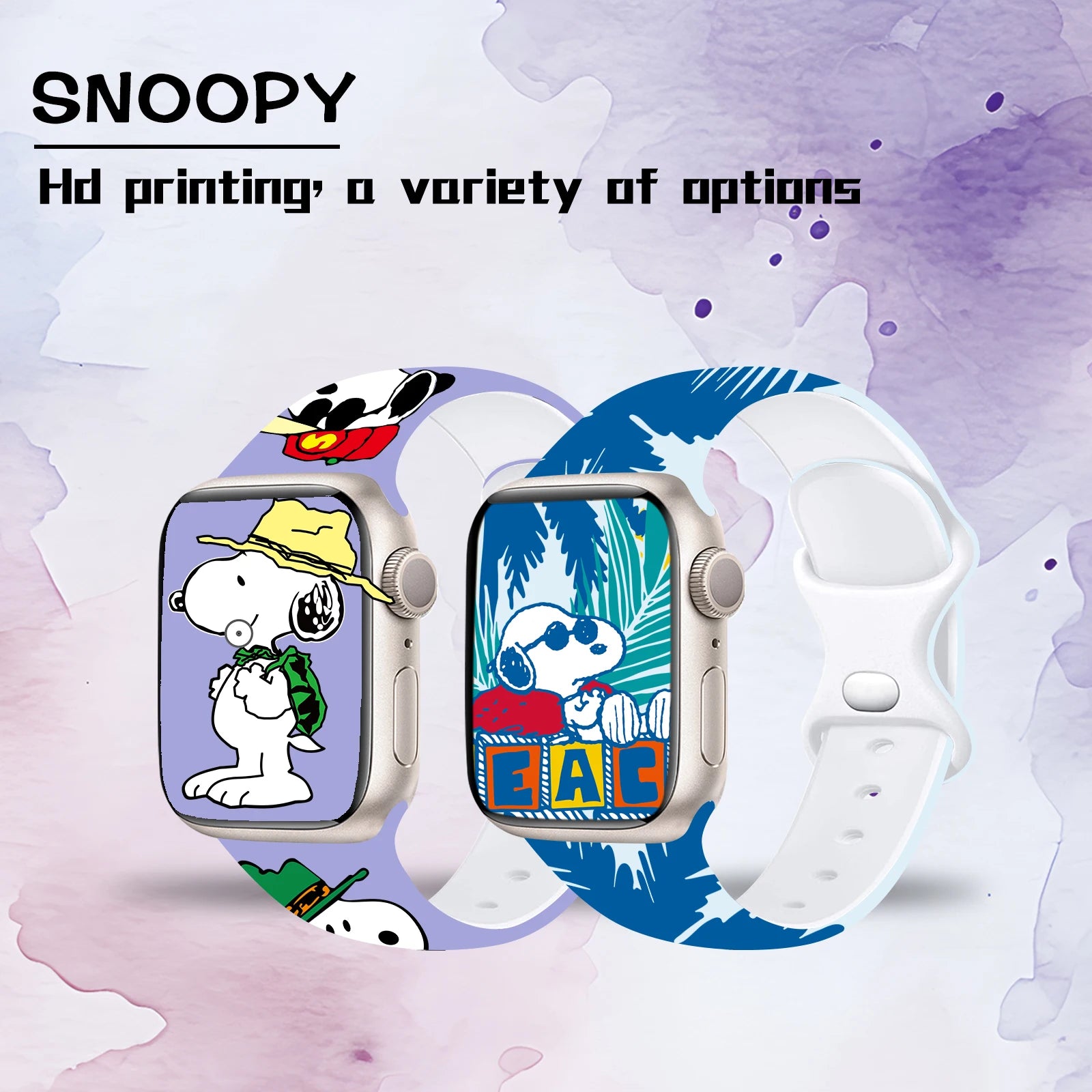 Snoopy World Watch Strap