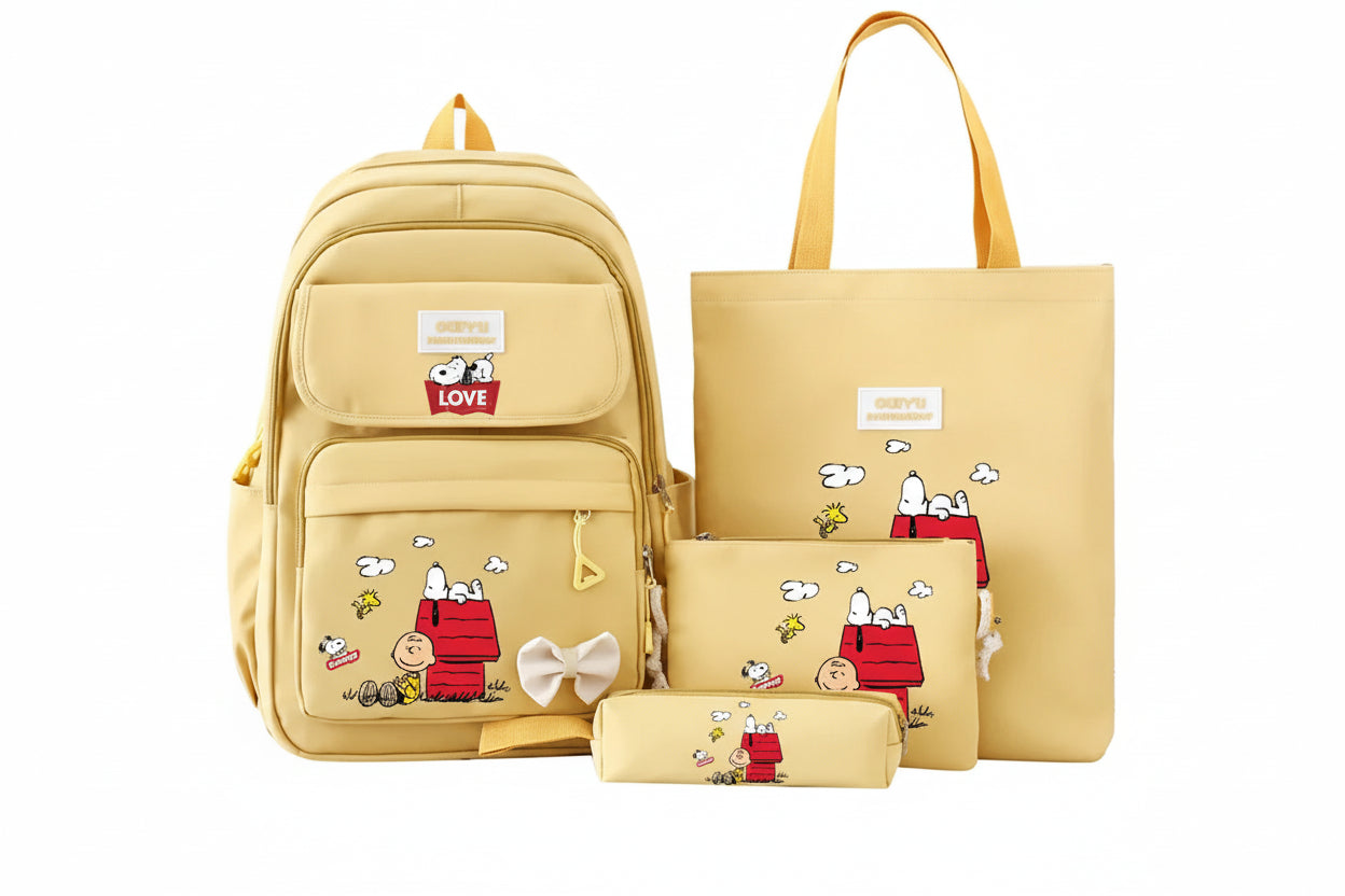 Snoopy Essential 4pcs Backpack
