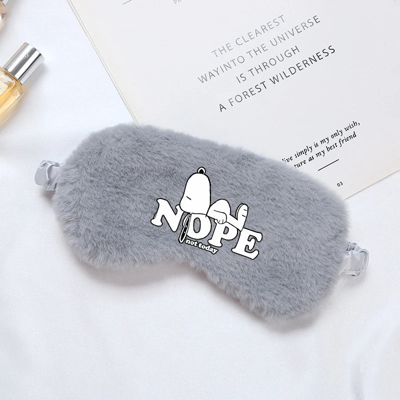 Snoopy Plushy Eye Mask