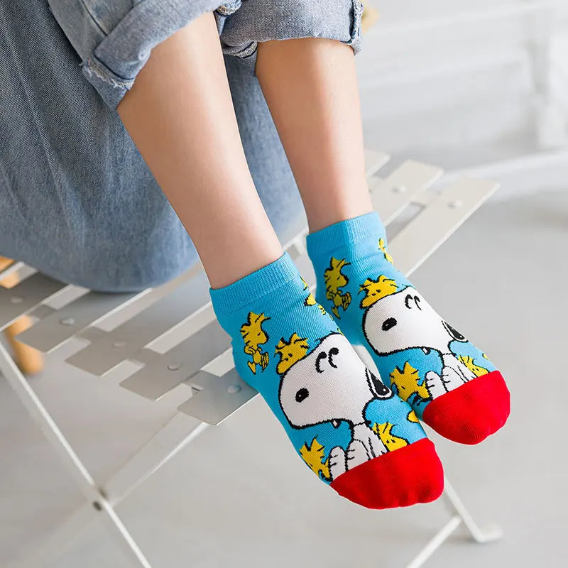 Snoopy Favourite Cozy Socks 5pcs Set